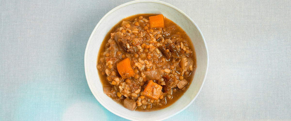 Lentejas veganas