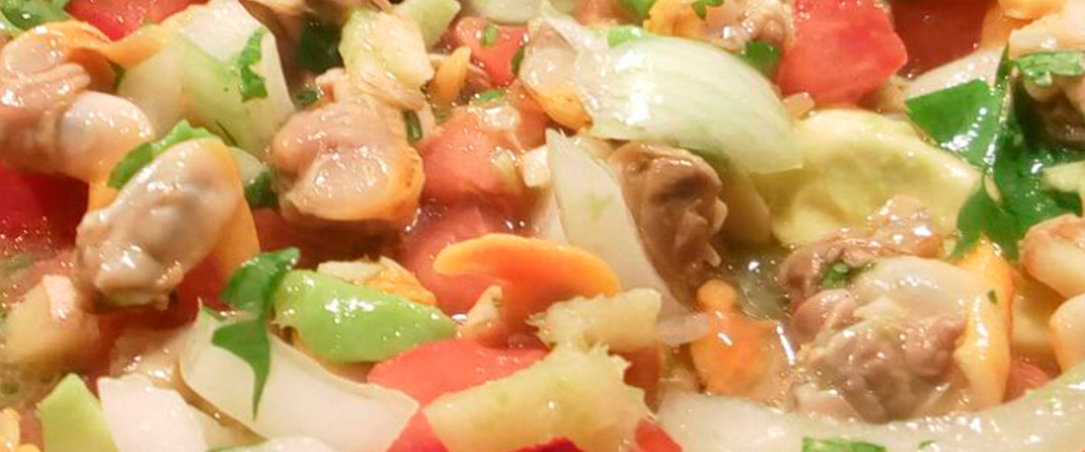 ceviche con b de berberecho
