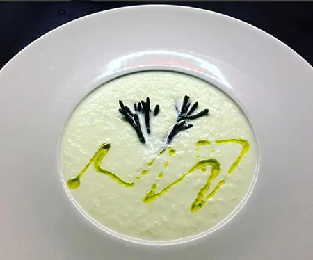 Crema de alga codium