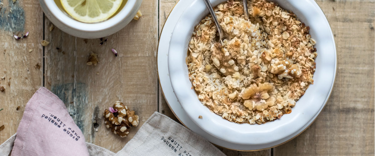 Receta porridge para mejorar perfil lipídico